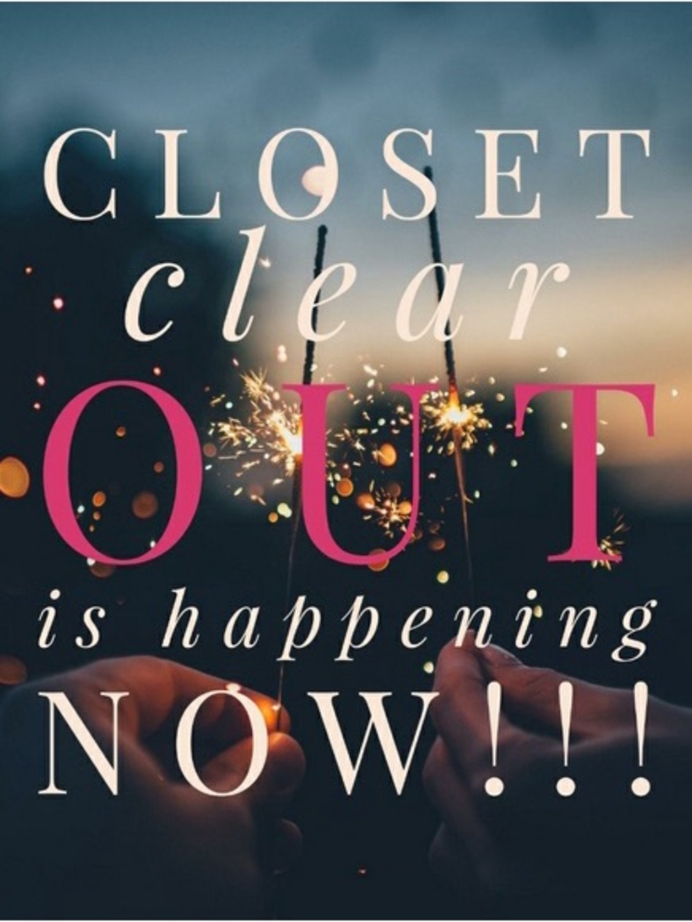 Closet Clear Out